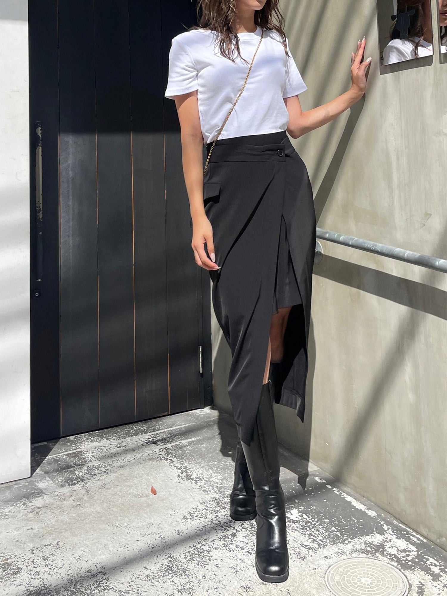 Design wrap skirt