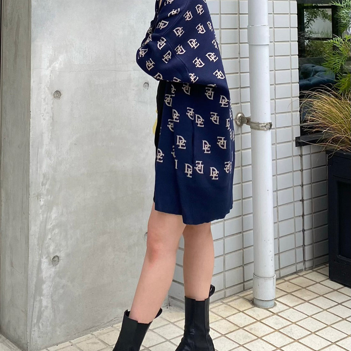 Monogram loose cardigan | DIANTÉ (ディアンテ)公式通販サイト