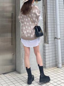 Monogram loose vest