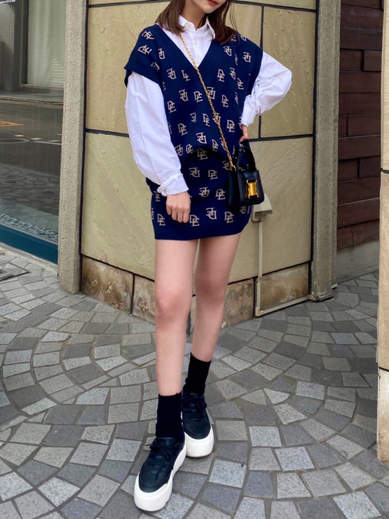 Monogram loose vest