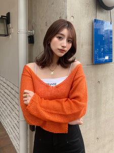 Simple logo camisole with inner bra