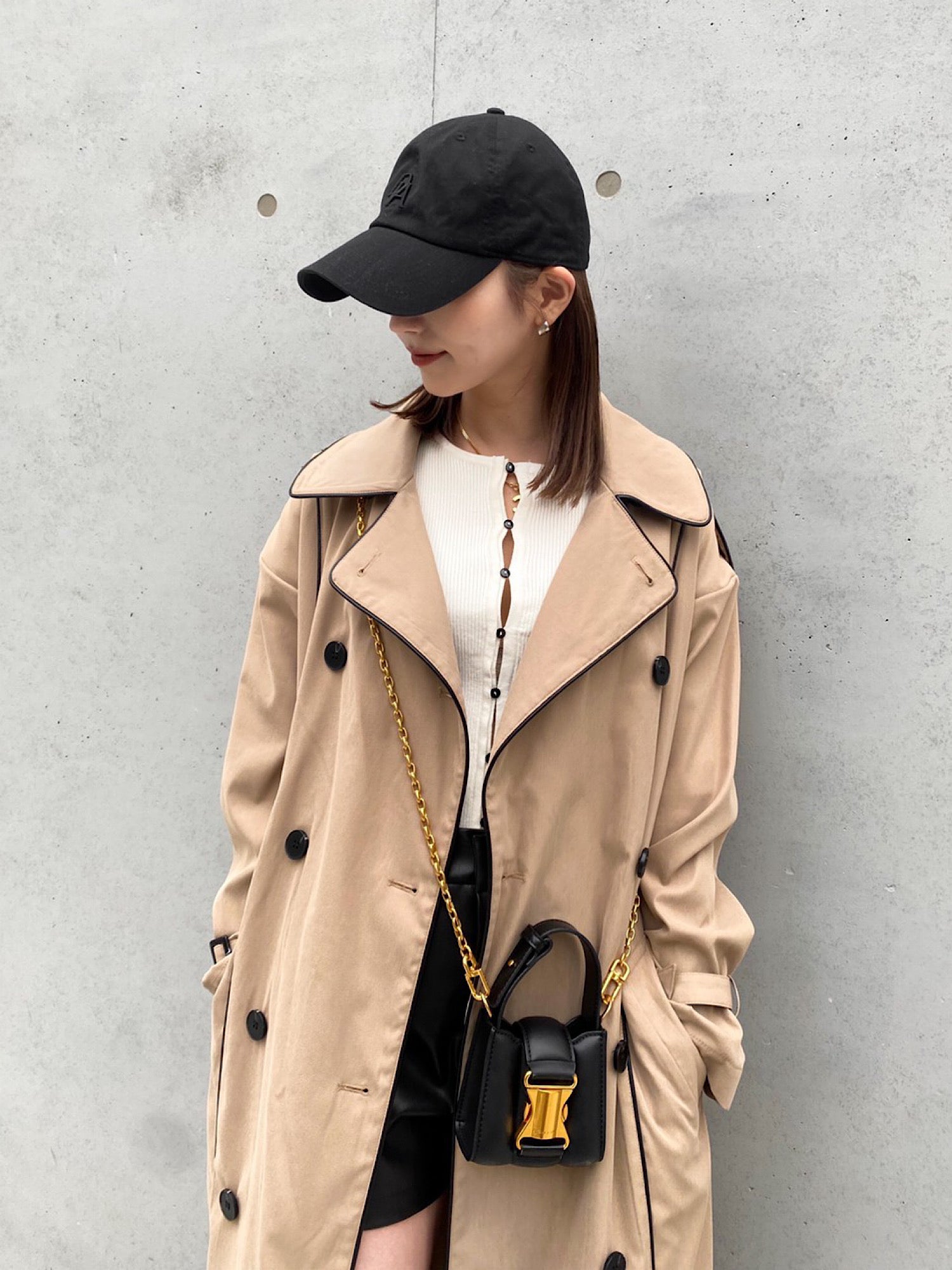 Short minimal cardigan