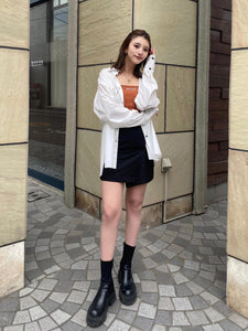 Simple logo camisole with inner bra