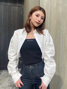 Simple logo camisole with inner bra