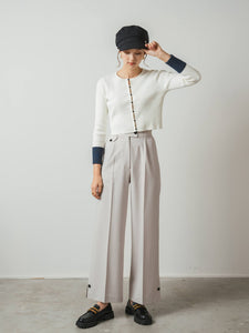 Side button pants (SET UP着用可能)