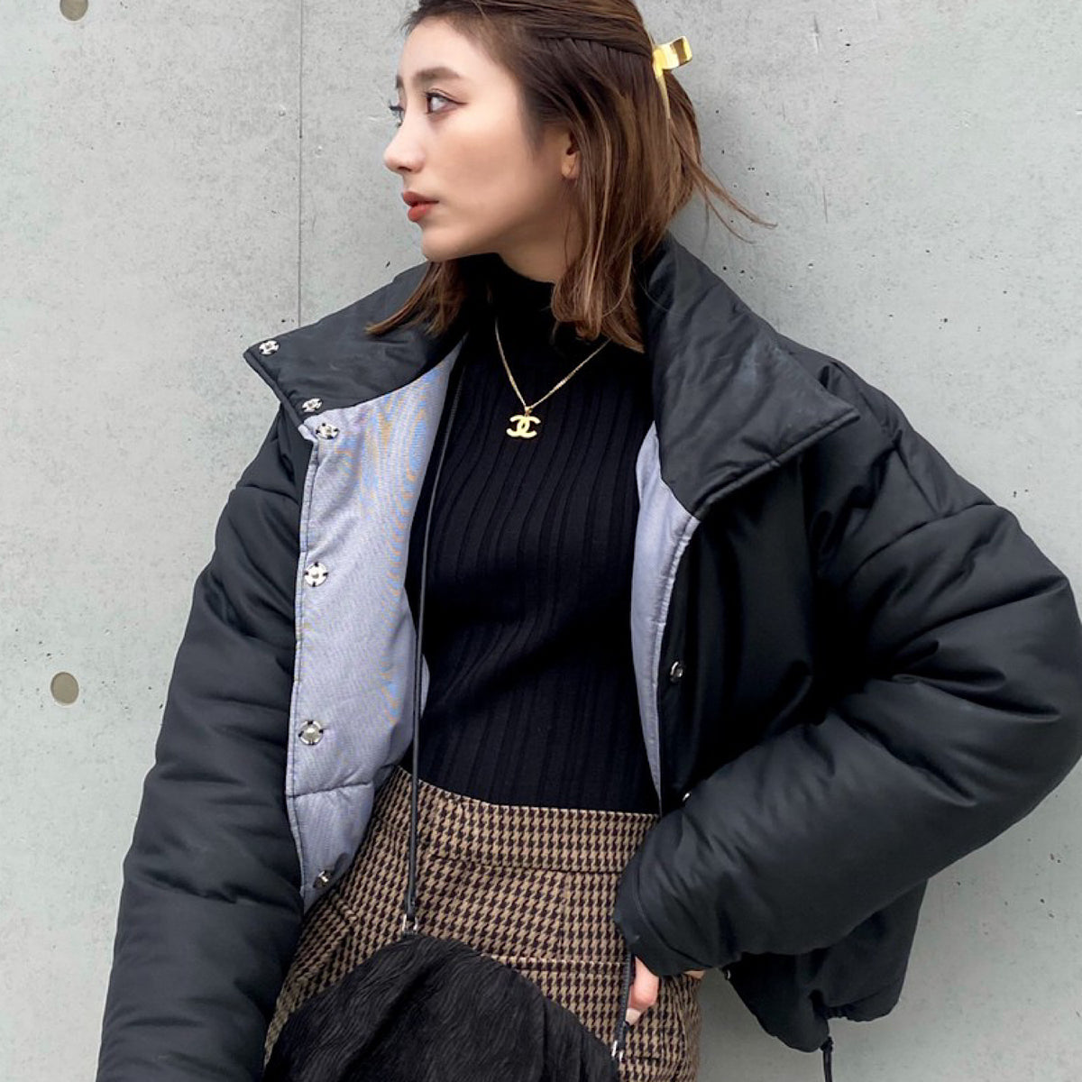 Inner pattern down jacket | DIANTÉ (ディアンテ)公式通販サイト
