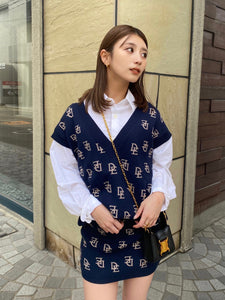 Monogram loose vest