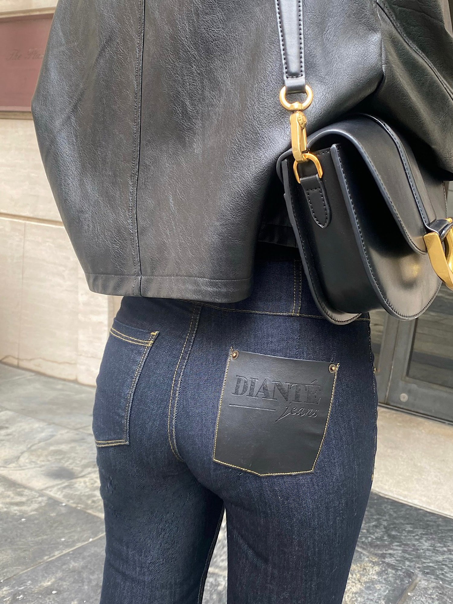 High waist crash skinny denim | DIANTÉ (ディアンテ)公式通販サイト